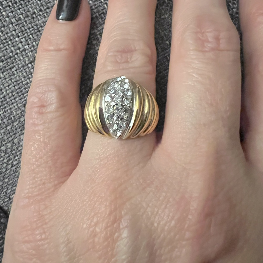 Domed statement ring